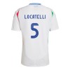 Officiële Voetbalshirt Italië Manuel Locatelli 5 Uit EK 2024 - Heren